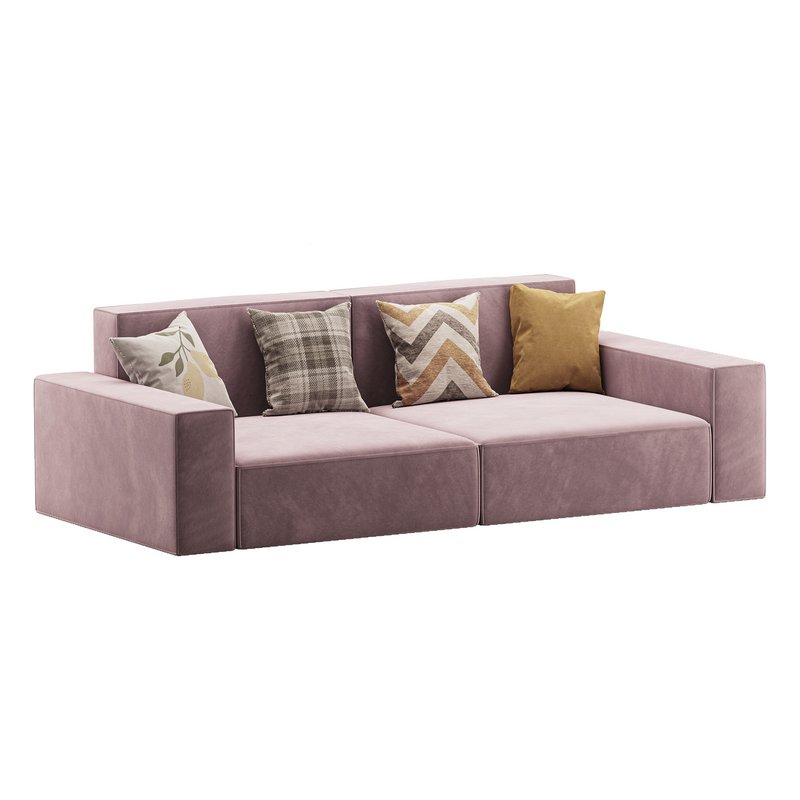 Living Spaces Use Sofa Couch in Grey - Image 3
