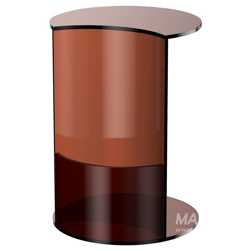 Ansel Acrylic Side Table - Image 2