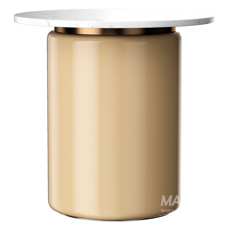 Tall Infinity Glass Side Table - Image 2