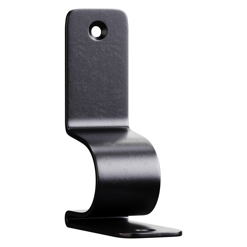 Polished Nickel Stair Runner Rod Bracket holder - Image 2