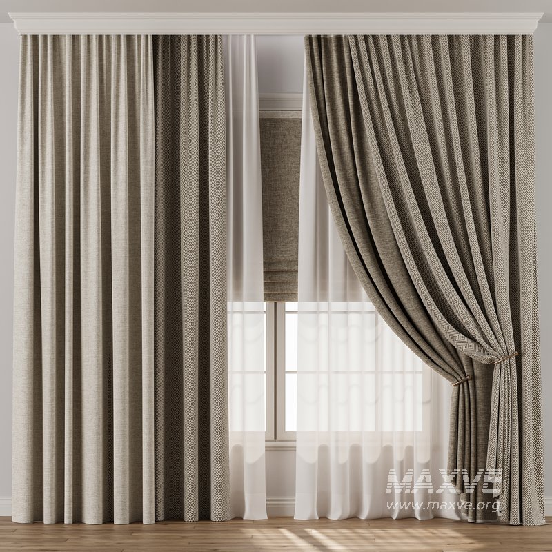 Curtain with tulle 44 - Image 2