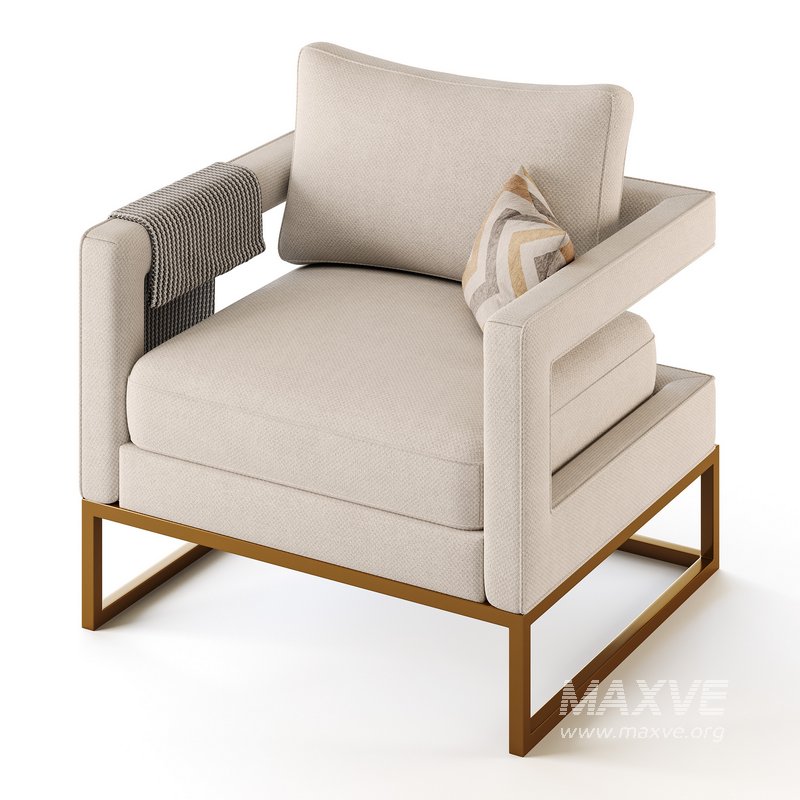 Avery Pink Velvet Chair With - Image 2