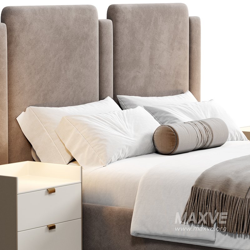 Soft wall panels Palace Bed by wallandwall - Image 2