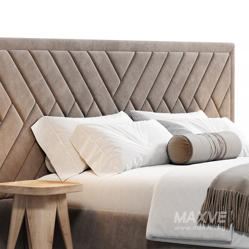 Toronto bed with wide headboard by sensorsleep - Image 2