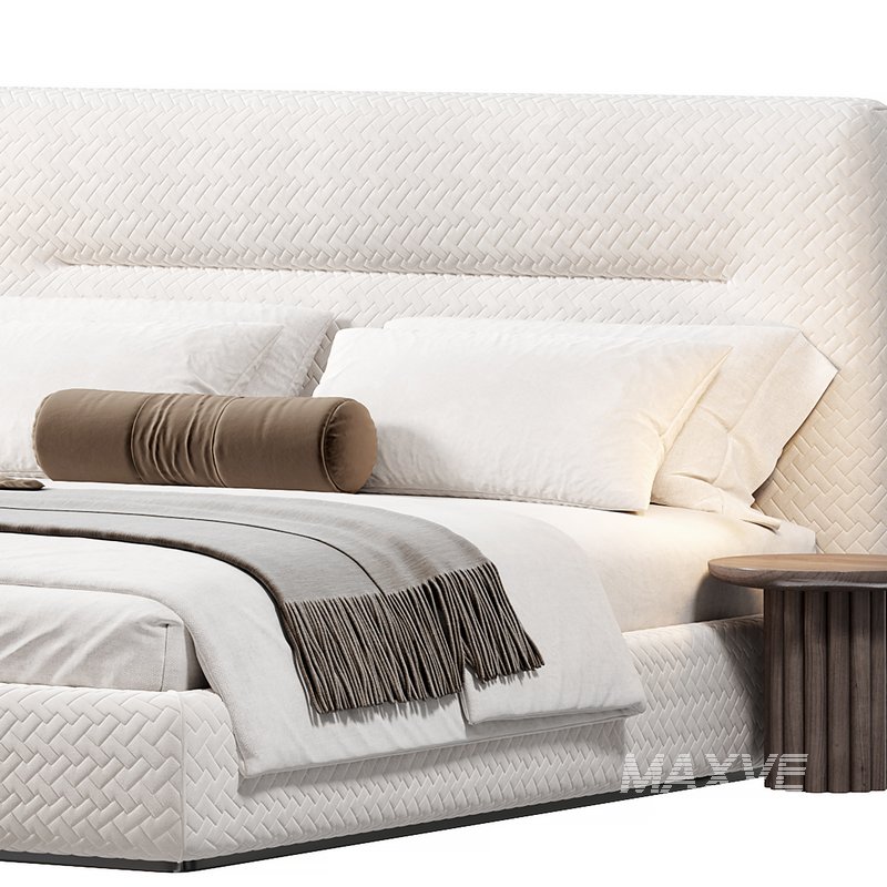 Bed with upholstered headboard Oliva by Livemaster - Image 3