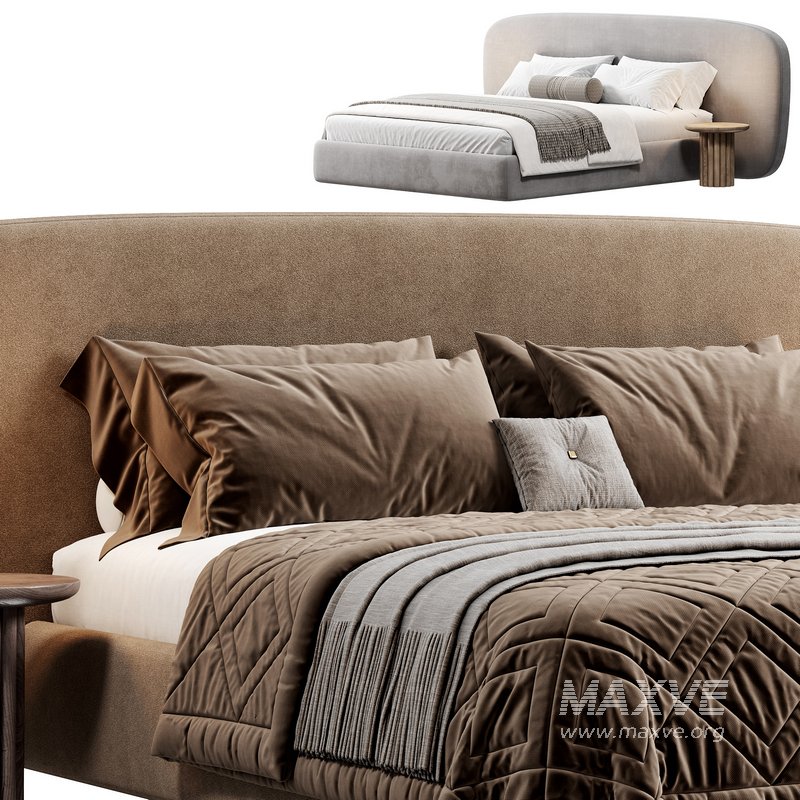 Soft bed Molina by Oneandhome - Image 4