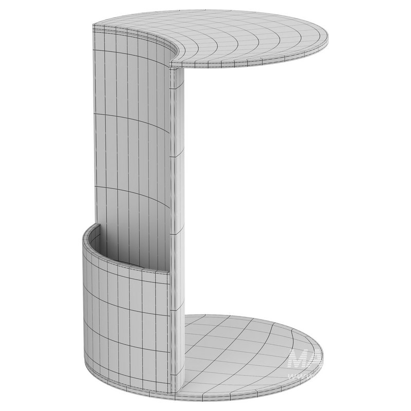 Ansel Acrylic Side Table - Image 4