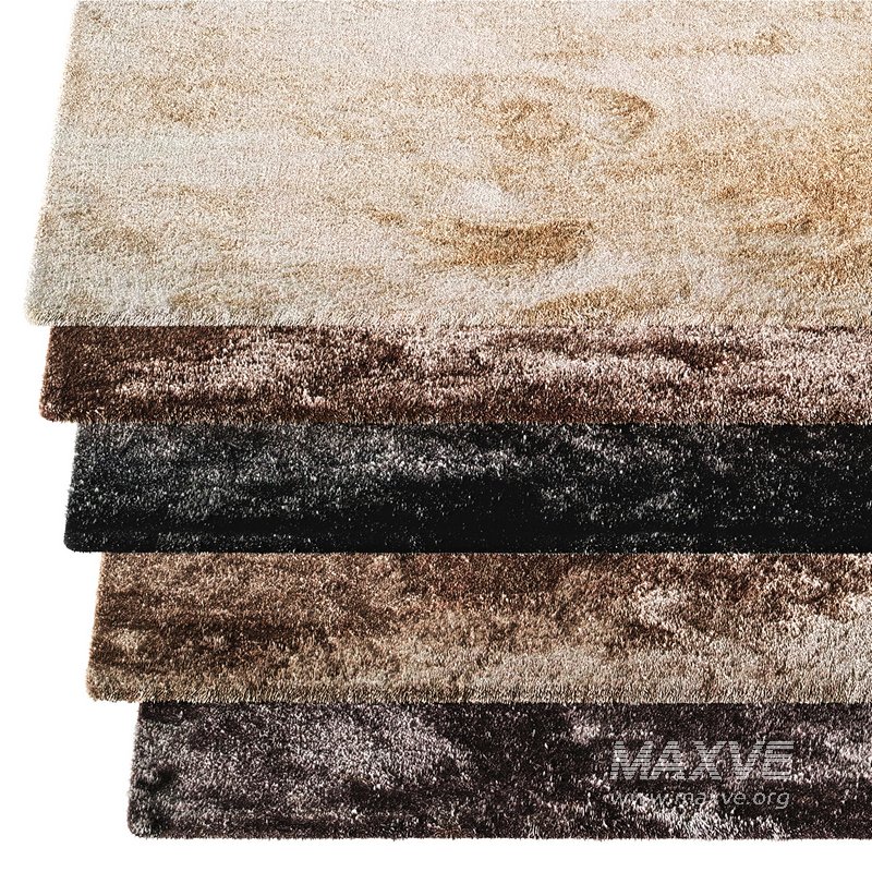 Shaggy rug Whisper Black - Image 3