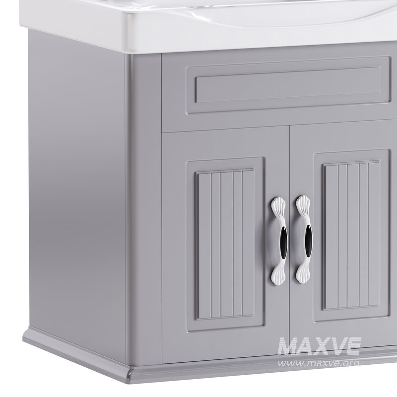 Adeline Large Wall Mounted Cabinet Vanity Bathroom Sink - Image 6