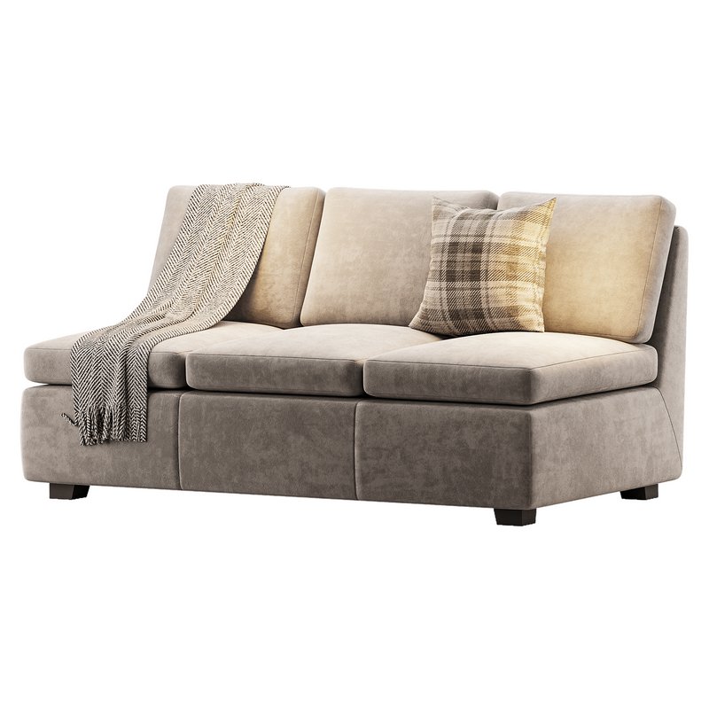 Profiles Armless Sofa - Image 2