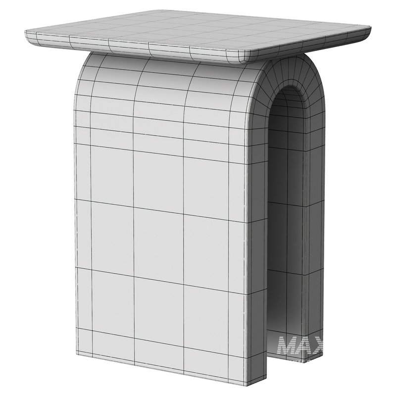 Aspen Sculptural Marble Table - Image 3