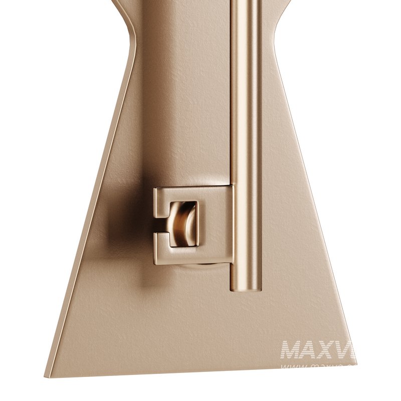 Door Knocker Black Cast Iron Key - Image 4