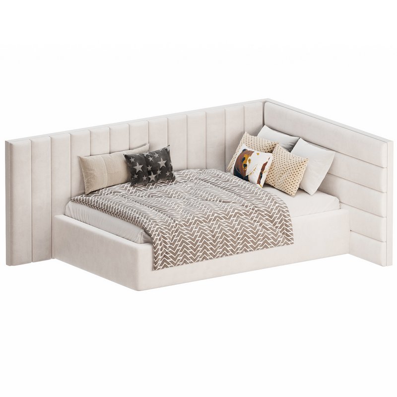 Corner bed Bonpari kids - Image 8