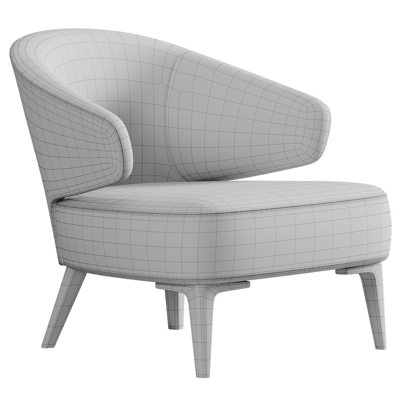 Aston Armchair By Minotti - Image 5