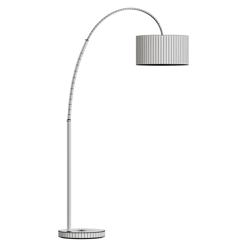 Overarching Linen Shade Floor Lamp - Image 3