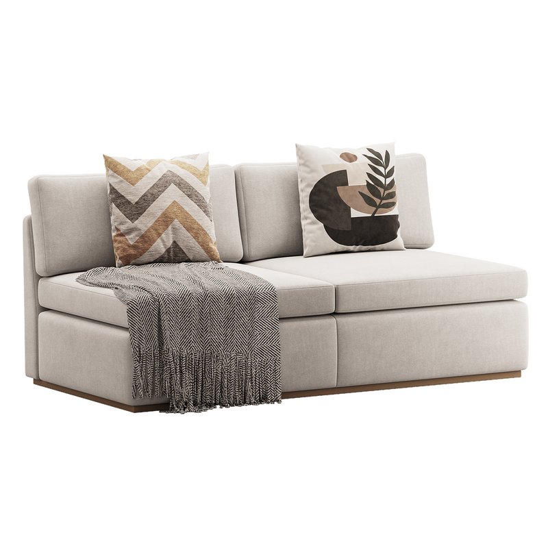 Haase Armless Sofa - Image 3
