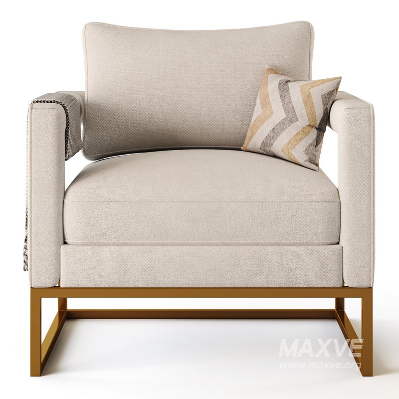 Avery Pink Velvet Chair With - Image 4