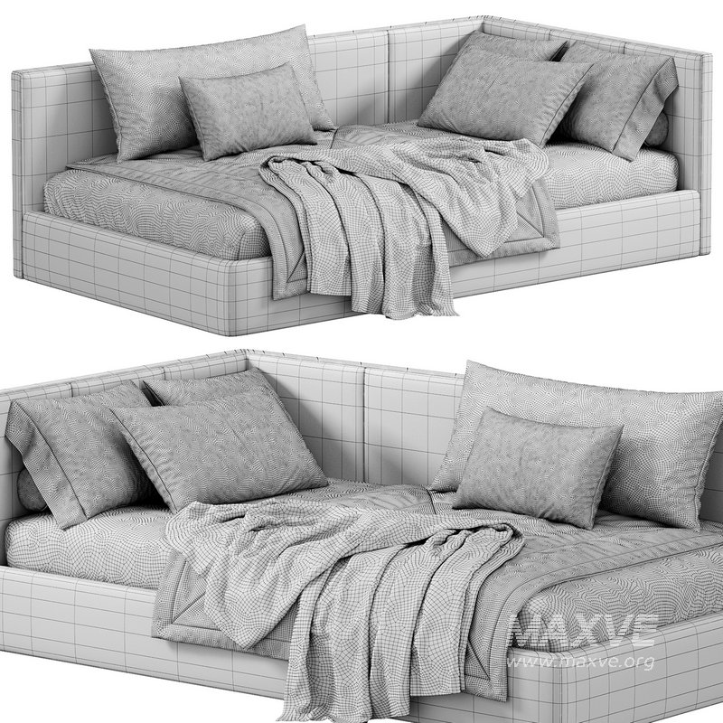 Parfe cushioned Corner bed - Image 5