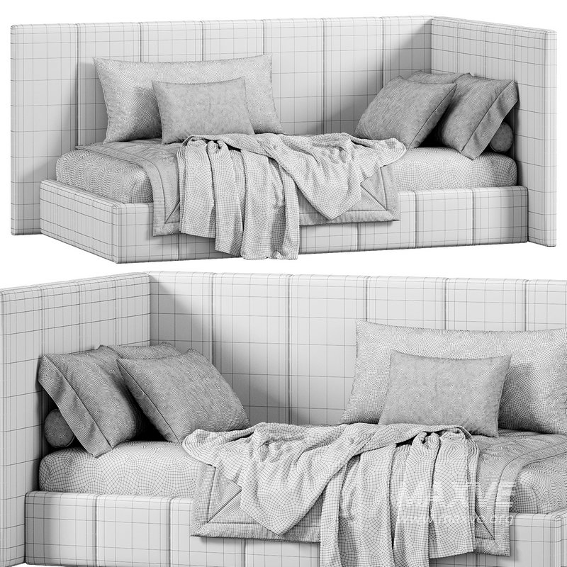 Corner bed Dandy kids by sensorsleep - Image 5