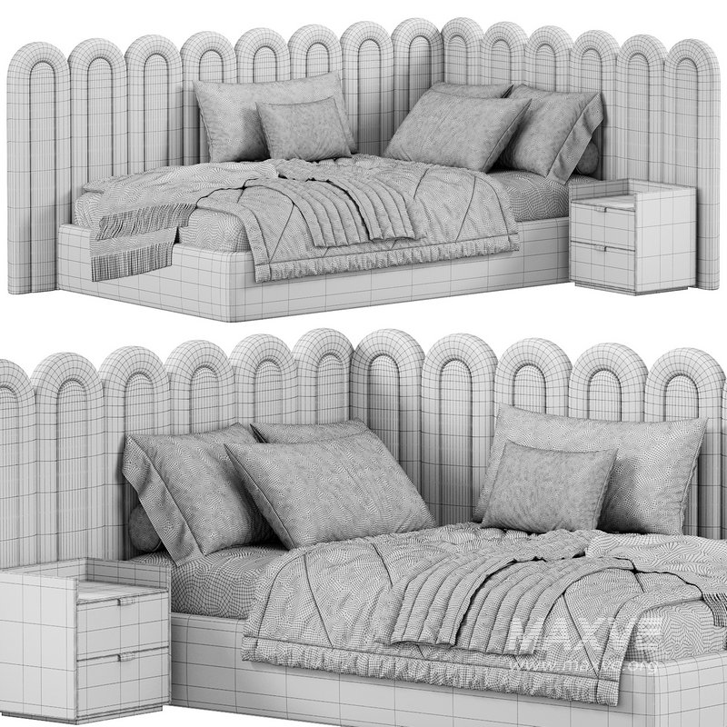 Corner bed Lego kids by sensorsleep - Image 4