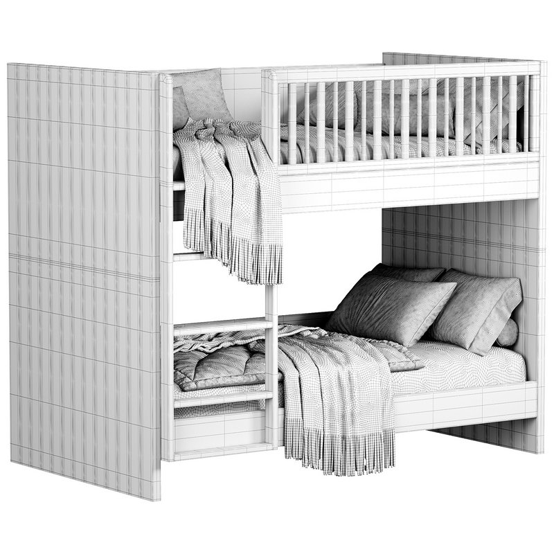 Finn Sage Green Wood Kids Bed by crateandbarrel - Image 2
