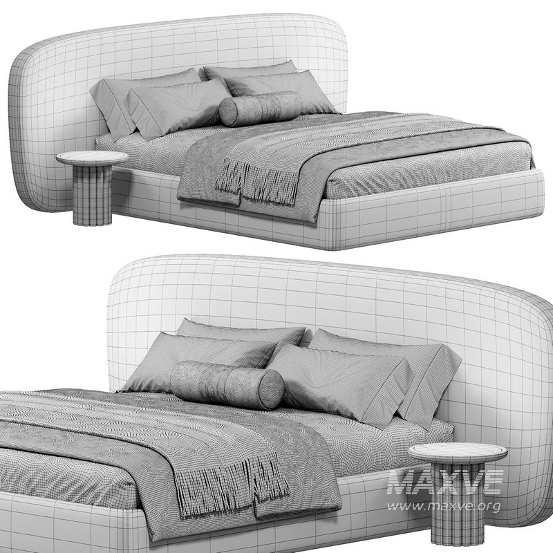 Soft bed Molina by Oneandhome - Image 3