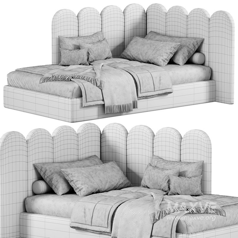 Soft Panels 3D Kids Bed by Livemaster - Image 4