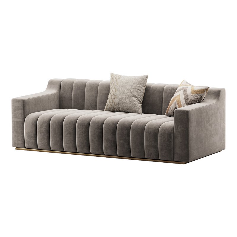 Room Simple Couch Chesterfield Fabric Sofa - Image 3