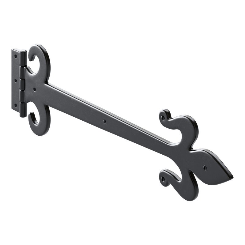 Wrought Iron Flush Mount Door Hinge - Image 5