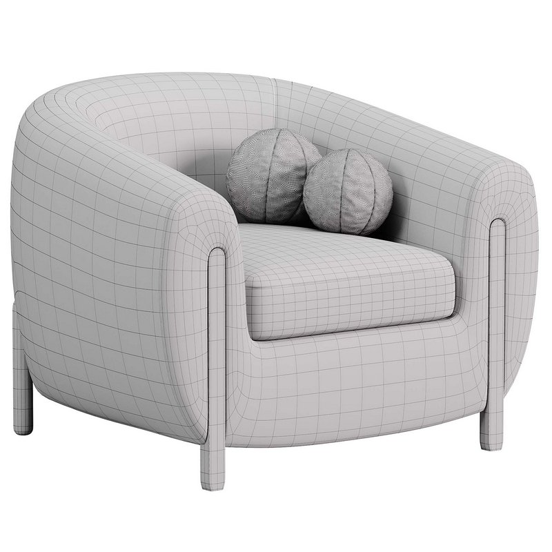 Nora Tub Chair By Crateandbarrel - Image 4