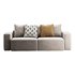 Vincent Navy Blue Retractable Sofa - Thumbnail 2