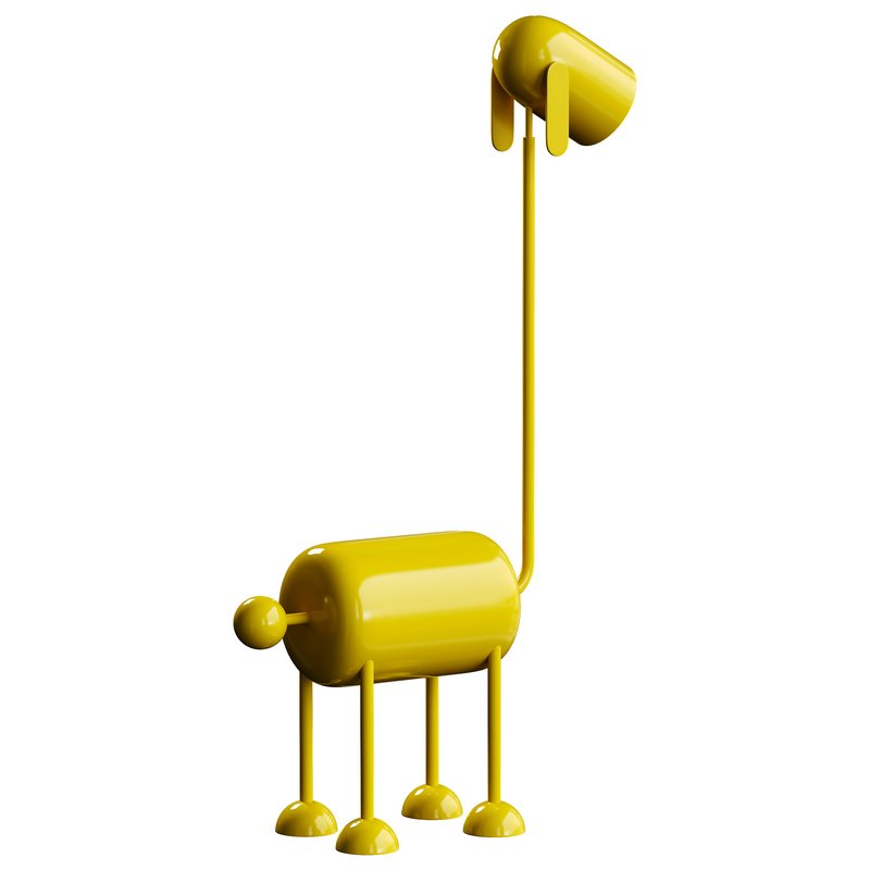 Floor lamp with dopamine puppy - Image 5