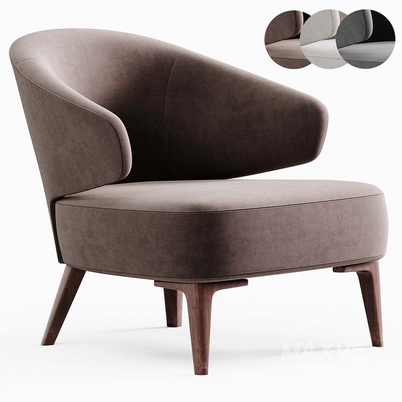 Aston Armchair By Minotti - Image 4