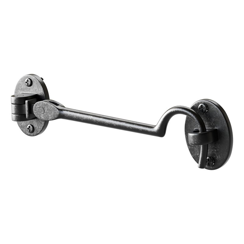 Oil Rubbed Bronze Finish Solid Brass Swivel Pivot Style Cabin Eyelet Latches - Image 4