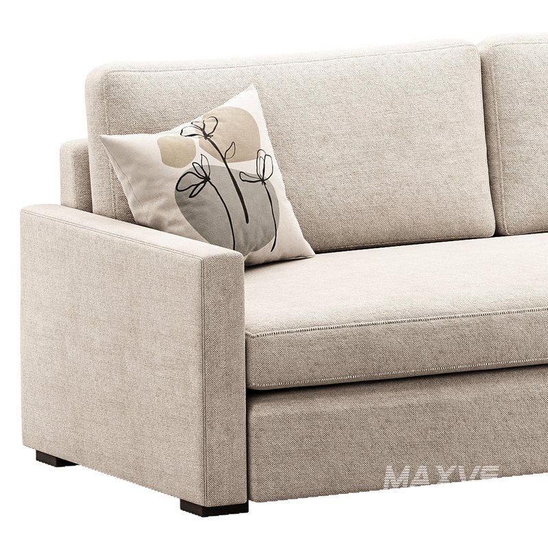 Benjara 86 Inch Fabric Upholstered Sofa - Image 6