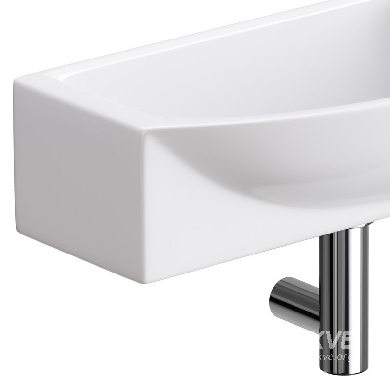 Small Wall Mount Bathroom Vessel Sink - Image 7