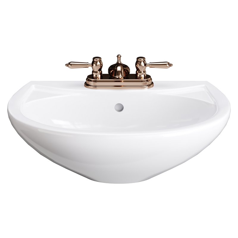 Ondine Pedestal white washbasin - Image 5