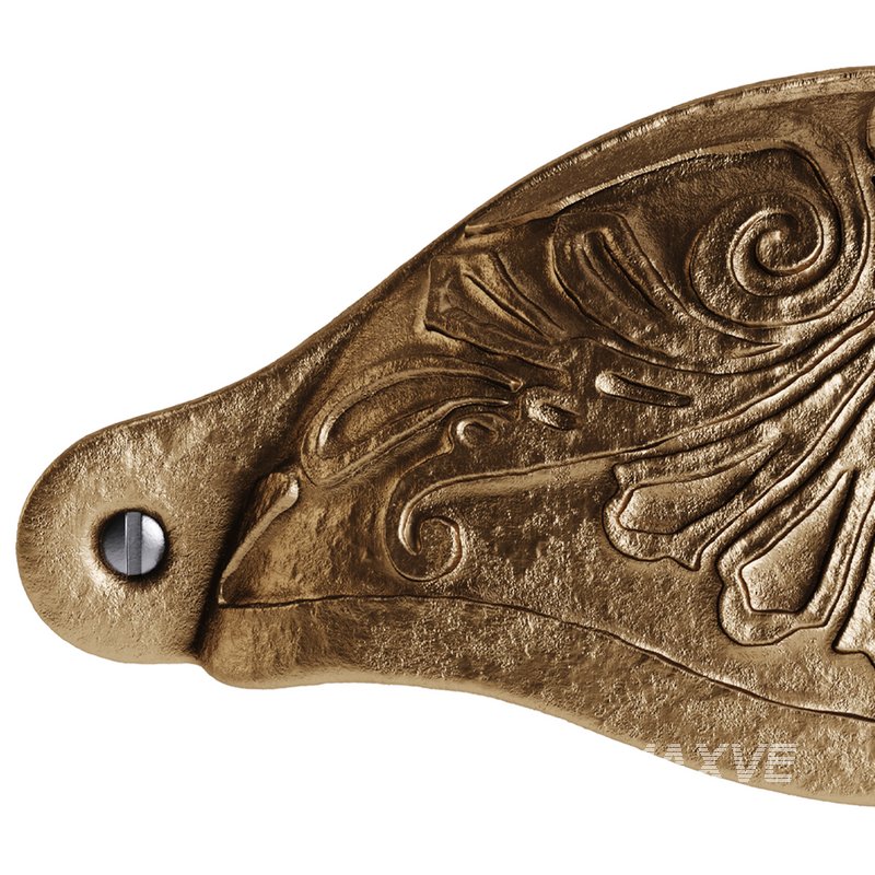 Cabinet or Drawer Bin Pull Black Iron Cup - Image 3