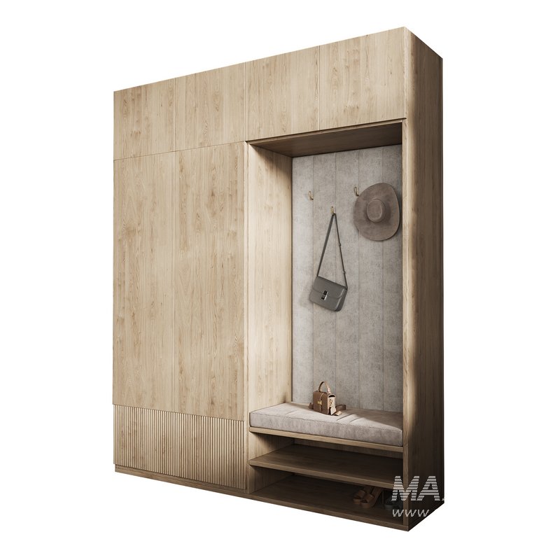 Hallway area with a minimalistic hanger 2 - Image 5