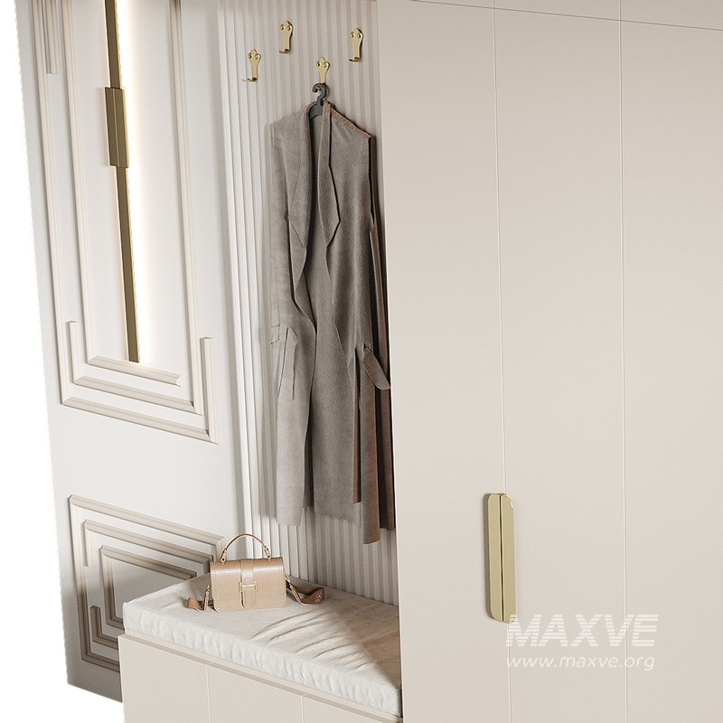 Hallway area with a minimalistic hanger 4 - Image 3