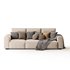 Beige Standard Sofa - Thumbnail 1