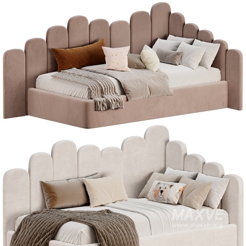 Corner bed Bambini kids multi level - Image 1