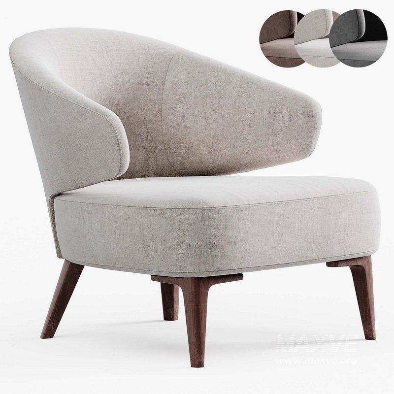 Aston Armchair By Minotti - Image 1