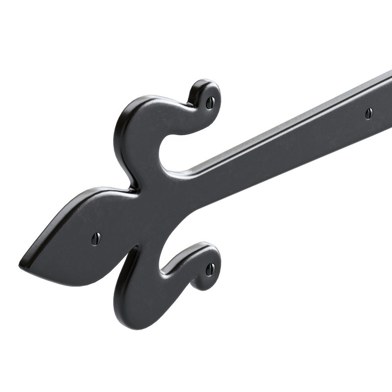 Wrought Iron Flush Mount Door Hinge - Image 6