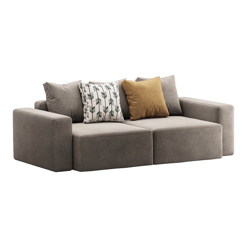 Vincent Navy Blue Retractable Sofa - Image 3