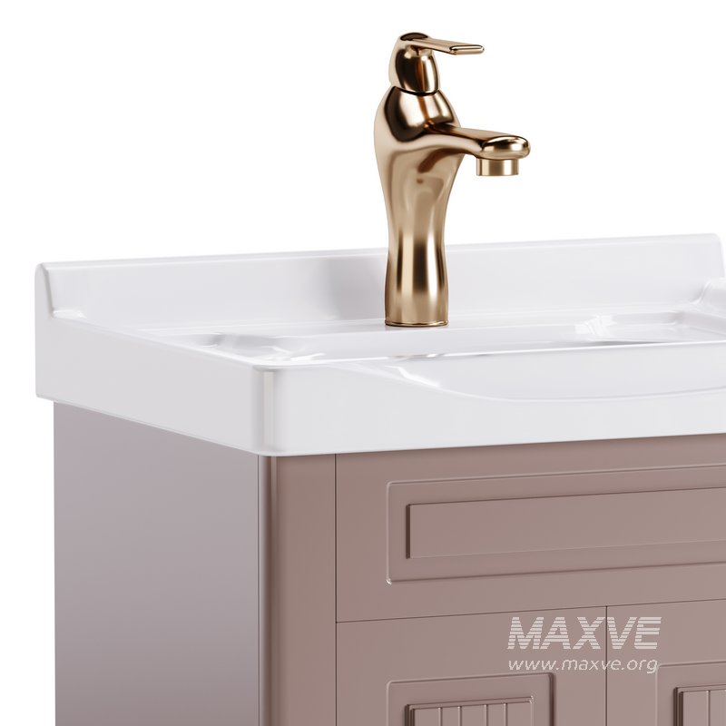 Adeline Large Wall Mounted Cabinet Vanity Bathroom Sink - Image 4
