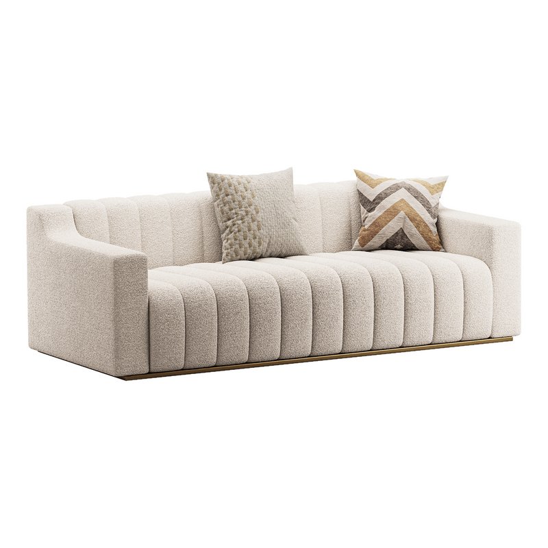Room Simple Couch Chesterfield Fabric Sofa - Image 4