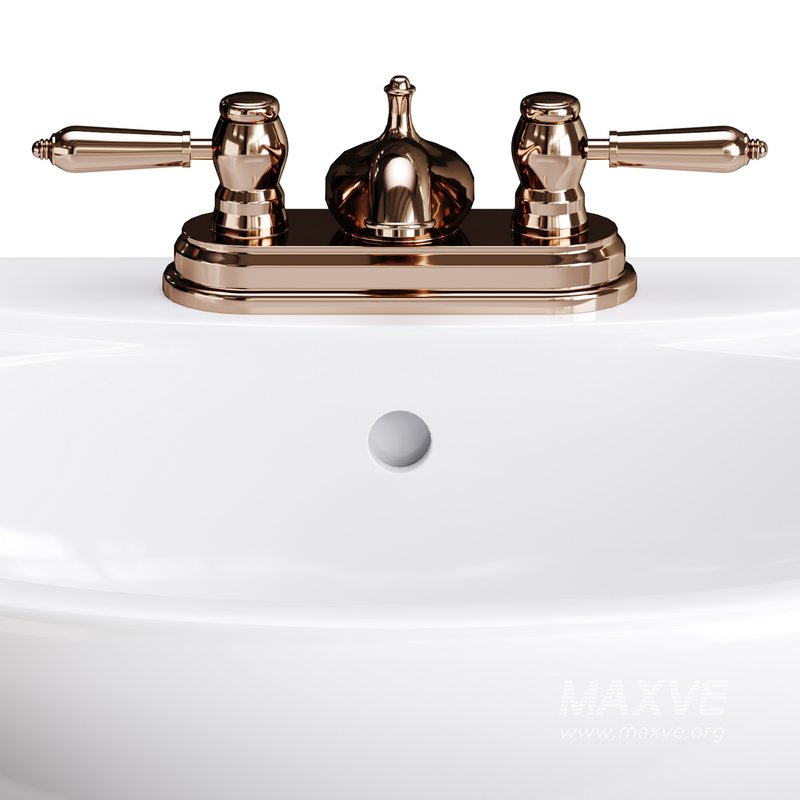 Ondine Pedestal white washbasin - Image 4