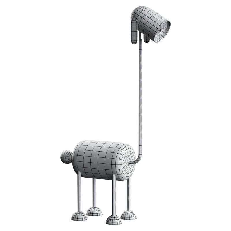 Floor lamp with dopamine puppy - Image 6