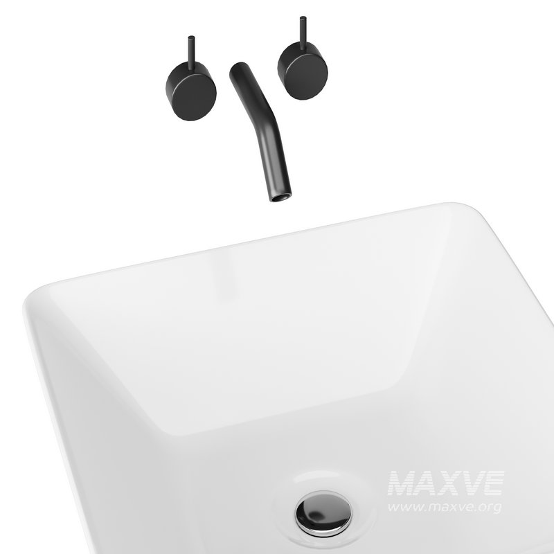 White Vessel Sink washbasin - Image 6